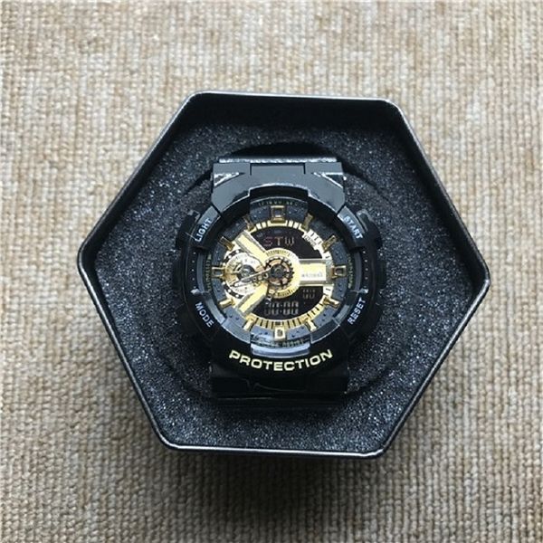 

Ga110 g port men 039 watch led baby watch world time waterproof and hockproof tape hipping