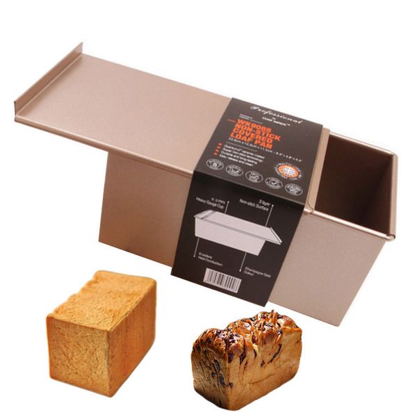 

прямоугольник большой тост хлеб плесень коробка с крышкой для детей день рождения торт выпечки выпечки десерт плесень отделочные инструменты