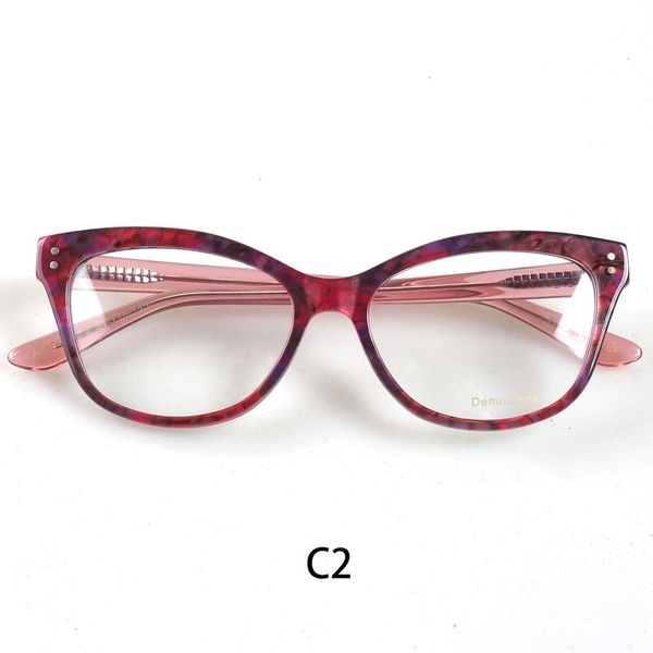 

cat eye glasses frame women designer style oversized italy acetate quality, Black