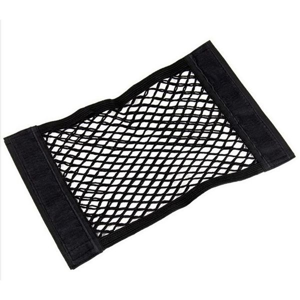 

car rear trunk seat elastic string storage mesh net bag luggage holder pocket sticker trunk organizer car styling seat back bag