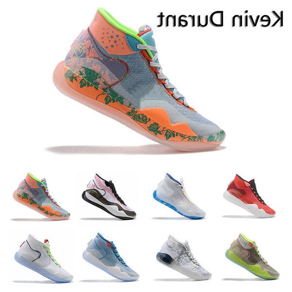 

kd 2019 12 11 eybl orange foam pink paranoid oreo ice basketball shoes kevin durant xii kd12 kds mens sports trainers sneakers size 7-12