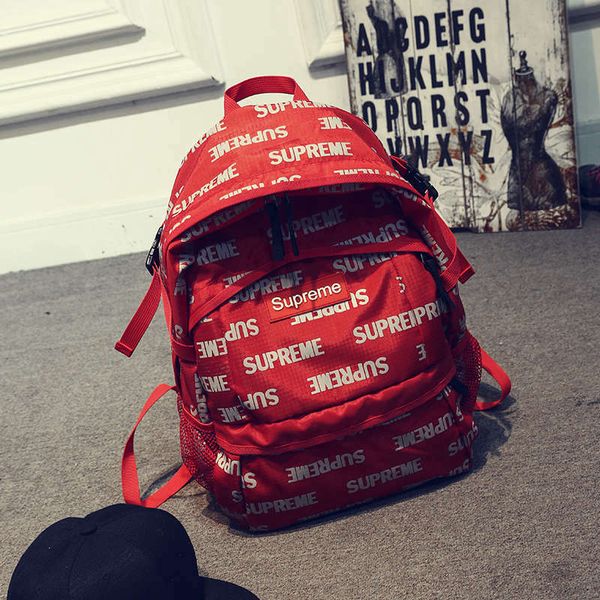 

45x29x15 CM Мода Нейлоновые Рюкзаки Женщины Мужчины Bookbag Школьные Сумки Для Ноутбуков