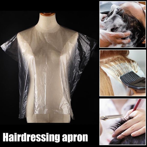 

50pcs disposable waterproof hair salon capes washing pads shampoo cape barber hairdresser hairdressing hair cutting gown barber