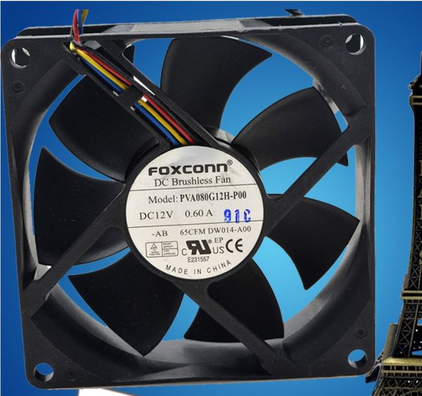 

wholesale german original foxconn pva080g12h -p00/pva080g12hq 12v 0.60a 8cm 8025 cooling fan