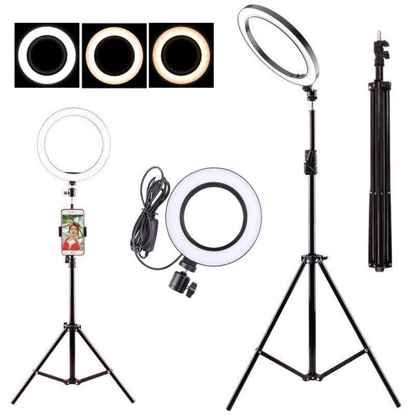 

pgraphy led selfie ring light dimmable camera phone ring lamp for youtube makeup selfie with phone holder and tripod