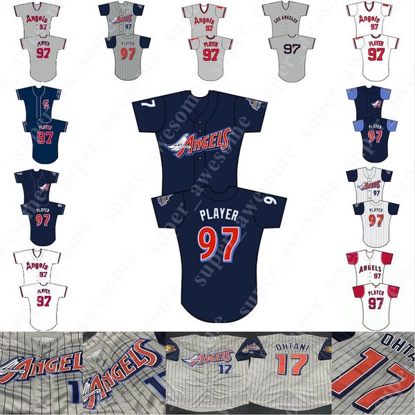 

Anaheim California Angels Jersey Bobby Grich 40 Troy Percival 11 Jim Fregosi 5 Brian Downing 17 Darin Erstad 21 Wally Joyner 36 Jered Weaver