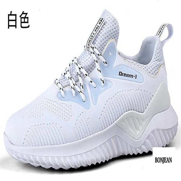 

2019 thick bottom casual shoes outdoor sports shoes mesh men ing, Black
