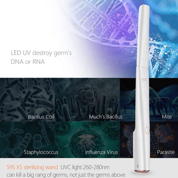 

59s uvc стерилизатор wand портативный uvc водить стерилизатор дезинфекция wand ручной мини ультрафиолету стерилизатор дезинфицирующее wand
