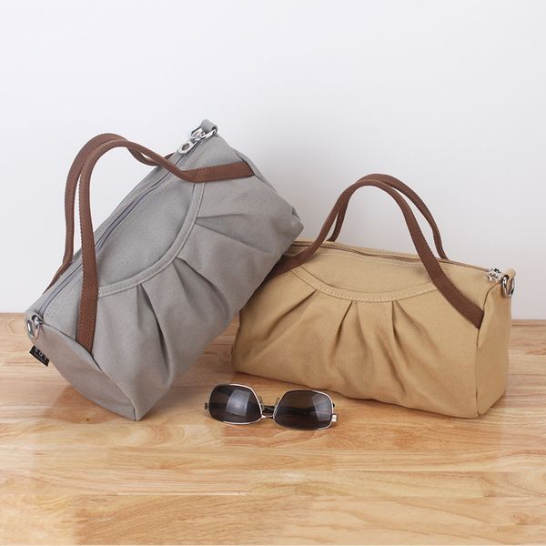 

one shoulder messenger bag women's canvas bag new small mummy portable art pillow