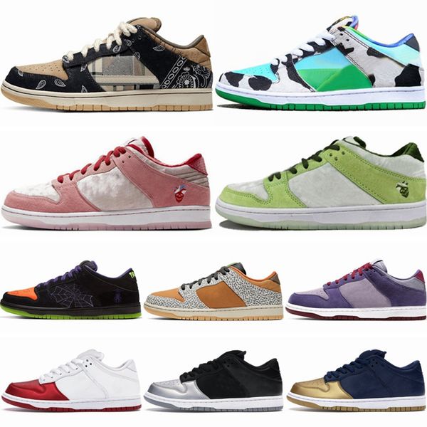 

sb dunk low skateboard sneakers safari chunky dunky travis scotts raygun tie dye lobster men women casual running trainers shoes chaussures
