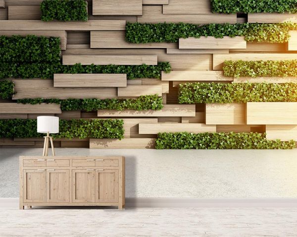 

self-adhesive] 3d wooden board stripes 5198533 wall paper mural wall print decal murals