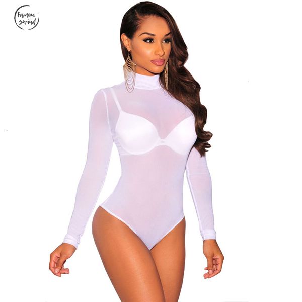 

black bodysuit khaki white women long sleeve mesh women rompers overalls for women bodysuit jumpsuit shorts, Black;white