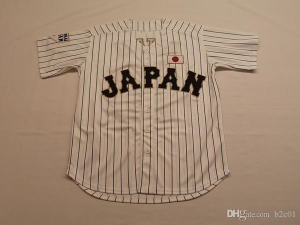 

Japan Samurai 16 Shohei Ohtani White Baseball Jersey Men