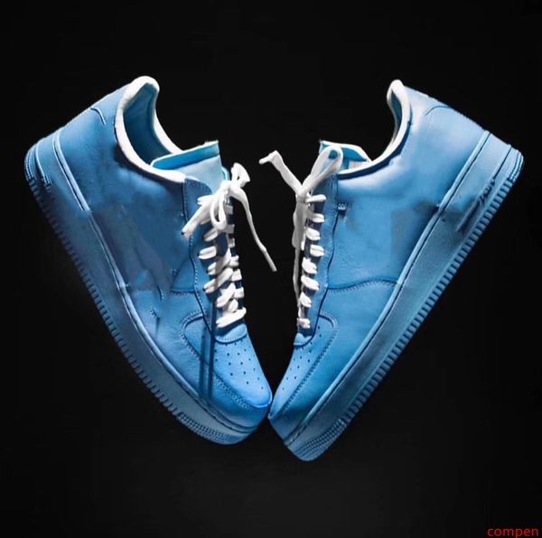 

with stock x 2019 authentic 1 designer sports shoes low mca blue white red metallic silver men and women running shoes sports sneakers