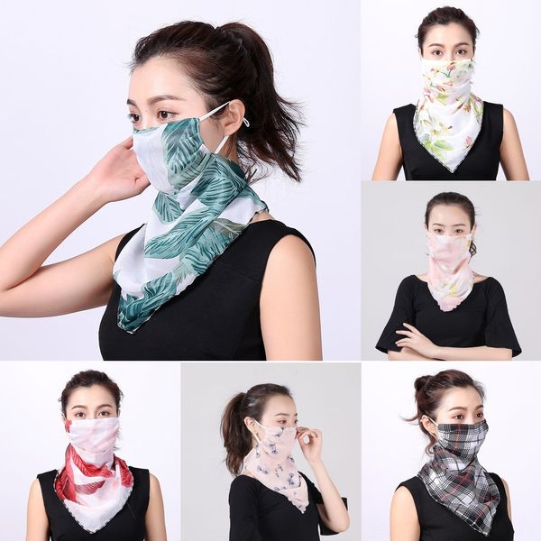 

ug47g half head masks washable nose er cycling bandanas scarf designer printed headband sports face scarves scarf protective face mask, Black