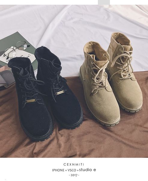 

x137 человек весна повседневная загрузки дышащий свет мужчины шнуровке новый женский кожаный ботинок дикий личность обуви мода большой разме