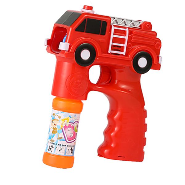 

electric bubbles toys for children fire engine car soap blowing bubbles machine music light water bubble maker toy