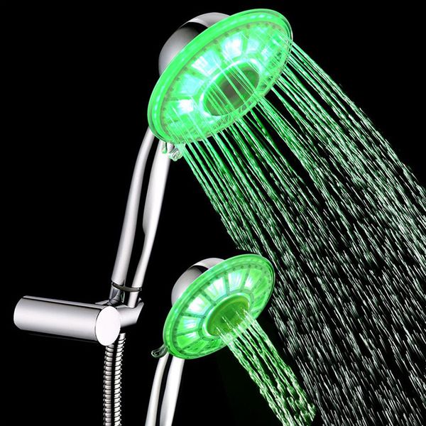 

led pure ванна осадков насадка для душа высокого давления регулируемый ручной душ удержание распылители воды сохранение контроля температуры