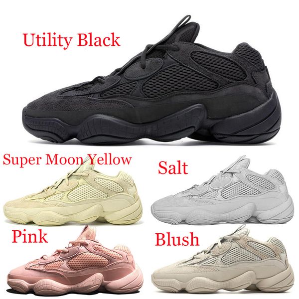 

fashion utility black kanye west wave runner 500 blush desert rat 500s super moon yellow running shoes mens designer shoes women sneakers, White;red