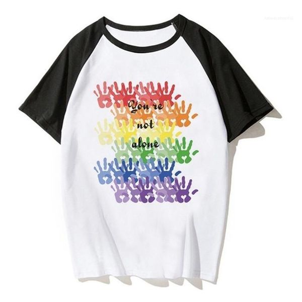 

mens summer designer tshirts crew neck rianbow print shorts sleeve homme clothing fashion style casual apparel lgbt, White;black