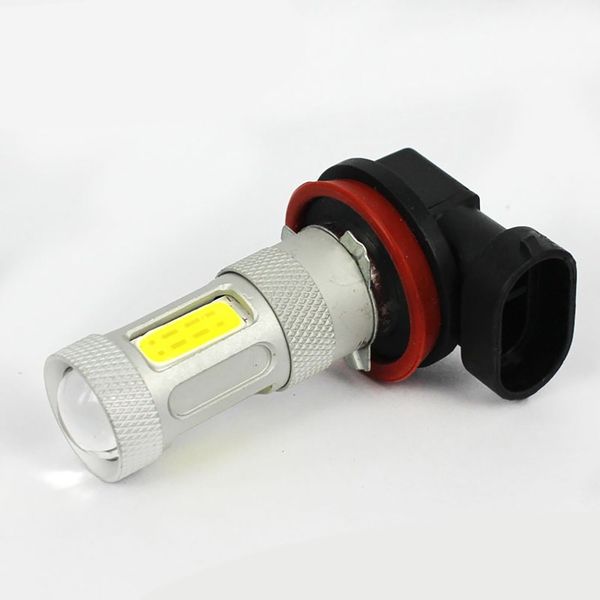 

h11 3+1 with lens car cob fog light four-sided new cob imported lamp beads white 12-24v fog light car accessories