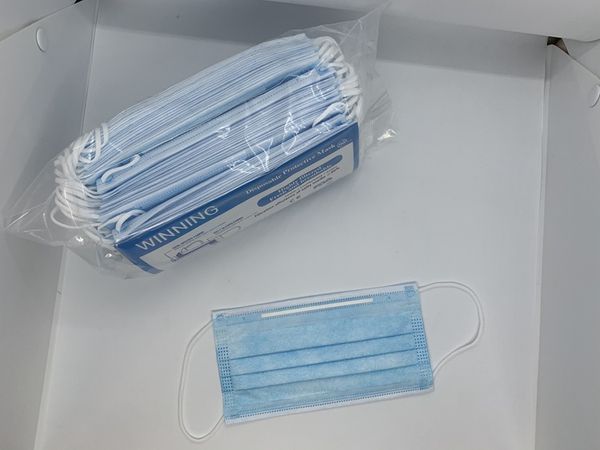 

in stock fda certificate disposable mask, 3-layer masks, breathable disposable earloop mouth face mask, comfortable mask