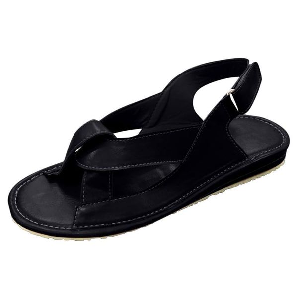 

jaycosin sandals women's solid color female shoes ladies summer hollow out wedge buckle sandals casual shoes women footwear, Black