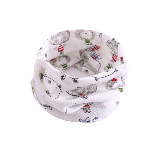 

children warm cotton scarf shawl winter cartoon print pattern comfortable neckerchief mug88, Red;brown
