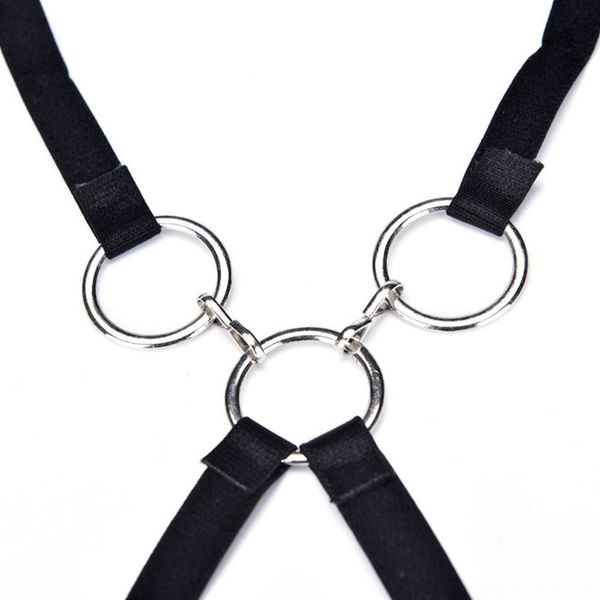 

popular 1pc fashion charming suspenders belts & accessories women behind the bow invisible threerings underwear shoulder strap cross s, Black;white