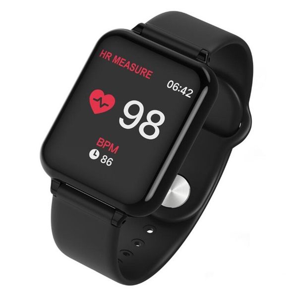 

b57 smart watch waterproof heart rate monitor blood pressure multiple sport mode smartwatch women wearable watch smart clock