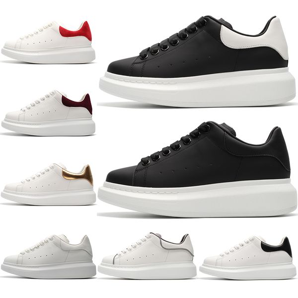

platform classic casual leather shoes skateboarding mens womens fashion boys girls black white red gold designer shoe size 36-44