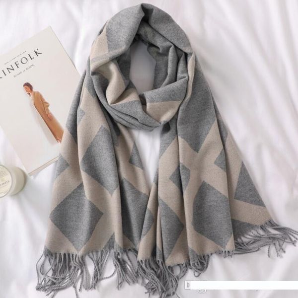 

новй оенне-зимний коѬейкий ил баѬомой аѬ женкий геомеѬиекий алмаз д, Blue;gray