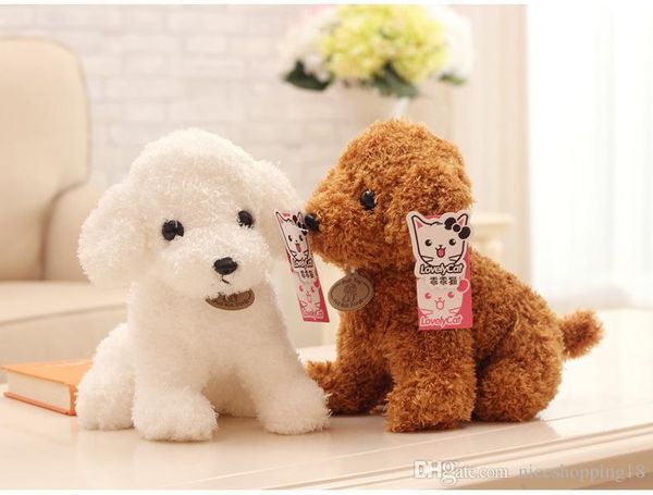 

t482 plush dog plush doll toys cute teddy dogs stuffed toys poodle stuffed animals doll children kids gift