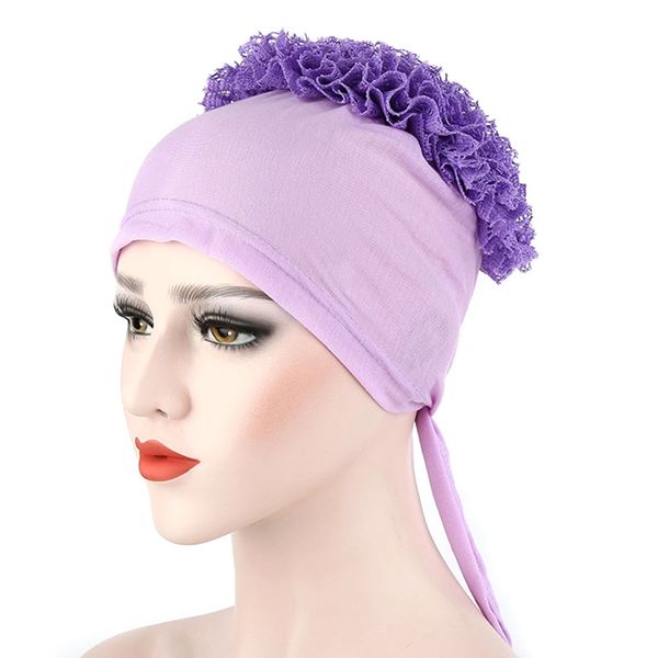 

new women's hijabs muslim headscarf pile heap cap women soft hat gifts, Red