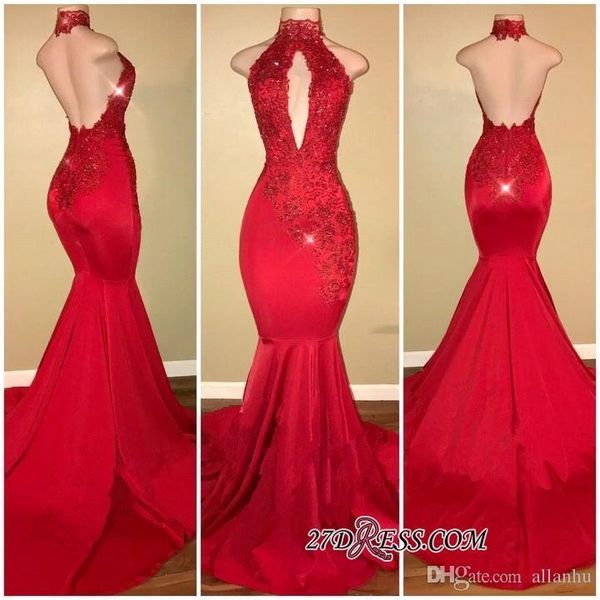 

длина new long red русалка пром платья sequined шариков backless jewel шеи длиной до пола вечерние платья вечерние wear vestidos de fiesta, Black