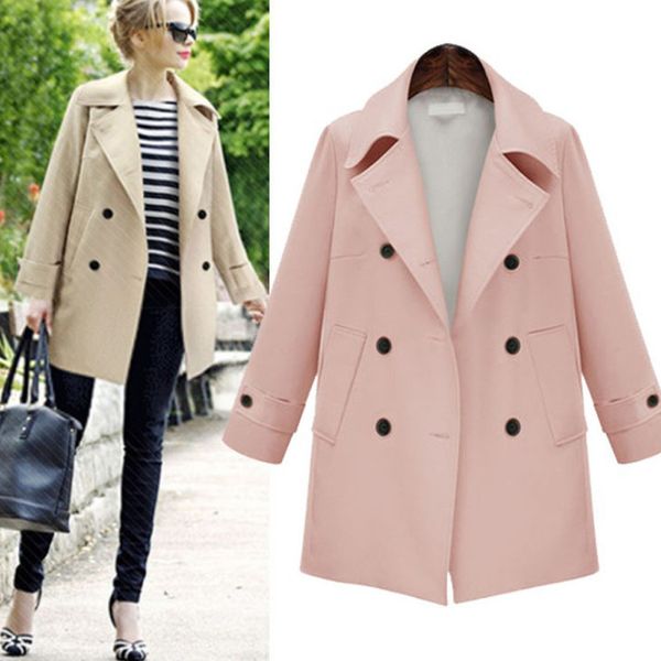 

chamsgend winter lady womens blend coat autumn collar long faux fur female female jacket parka outerwear casual windbreake 109, Black