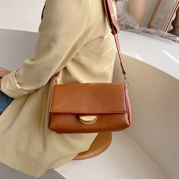 

lady solid color кожа pu crossbody сумки для женщин 2020 мода простой плеча сумку женщина сумки