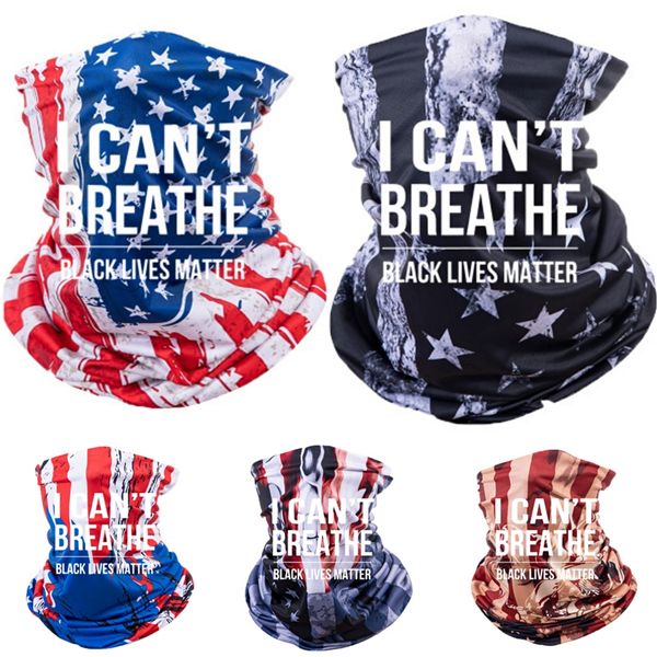 

i cant breatheelastic bandana head face protective mask neck gaiter snood headwear beanie tube scarves for women and man #76502, Blue;black