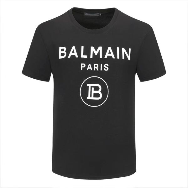 

summer men's t-shirt fashion letter print t-shirt cool short sleeve round neck neck tee men women white black top