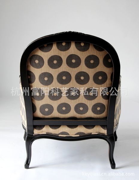 

solid wood carved chair antique old chenille fabric single sofa carved sofa fc4395