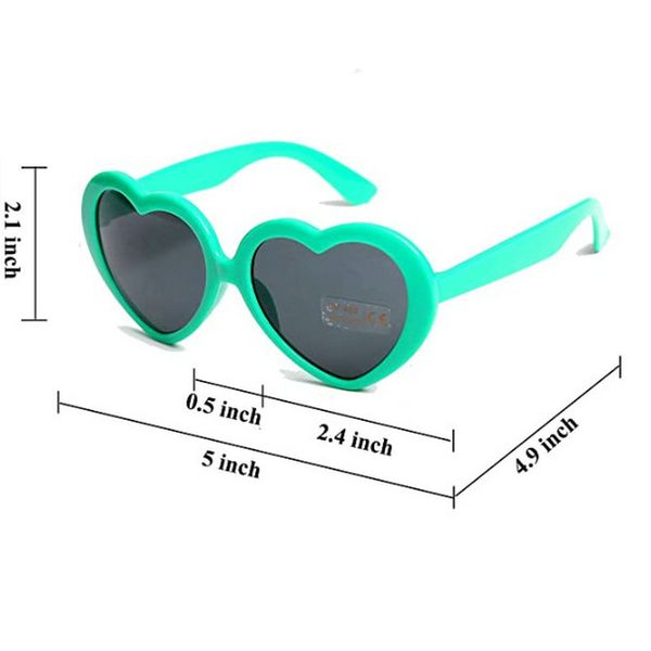 

round designer glasses for kid gafas de sol infantiles bright crimson heart shaped sunglasses round designer ddhhv, Blue