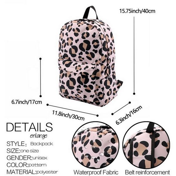 

backpack student bag cartoon pattern 3d print quality waterproof bag girl boy h66