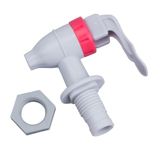 

new-white red push type plastic replacement water dispenser tap faucet