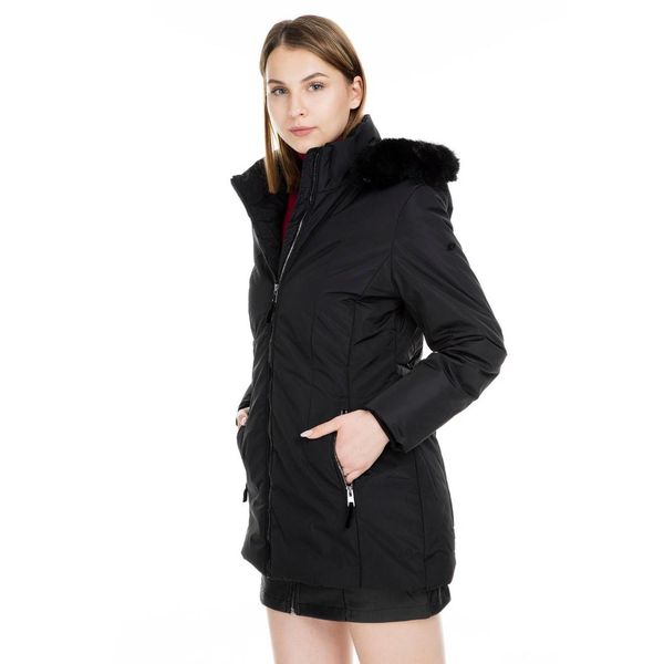 

pique large size coat women coat defne19bt, Black;brown