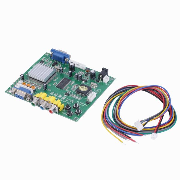 

rgb cga ega yuv to vga hd video converter board moudle hd9800 hd-converter board gbs8200 non-shielded protection