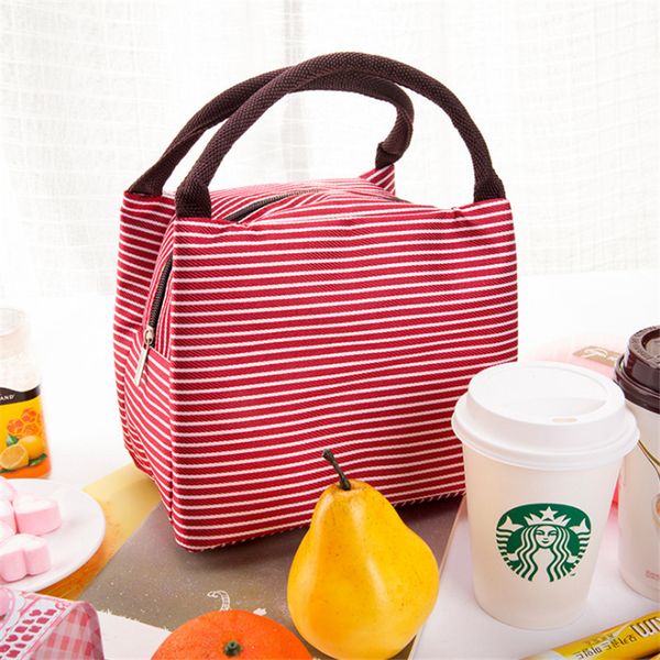 

oxford cloth lunch bag storage bag kitchen organizer cartoon print handy thickness insulated picnic school lunch bags