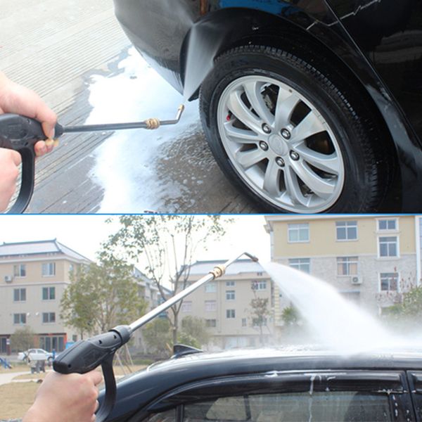 

air conditioning steam high pressure cleaner car wash water gun extension rod 30 degree 90 degree u-shaped curved rod