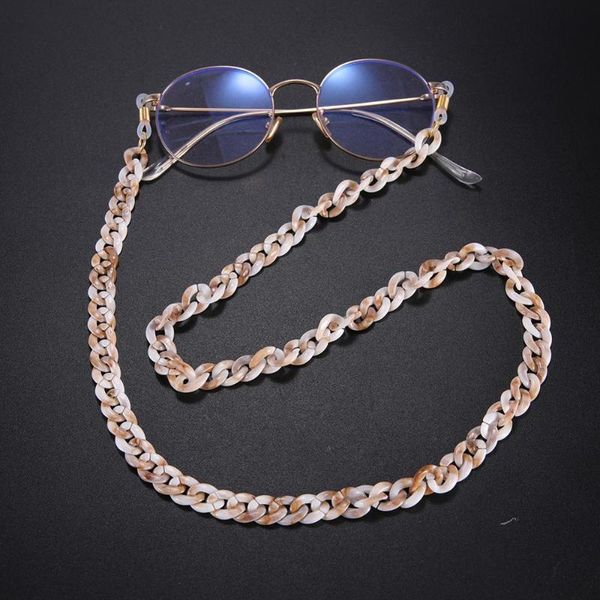 

skyrim 74cm anti-slip glasses chain acrylic sunglasses lanyard reading eyeglasses cord holder neck strap rope for women 2020 new, Silver