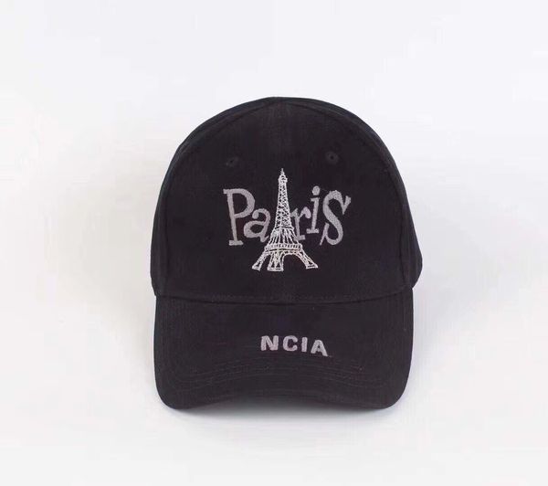 

2019 парижа эйфелева башня hat роскошь hat письмо вышивка бейсболки пряжка бейсбол спорт cap хип-хоп шляпа свободный корабль 1023, Blue;gray
