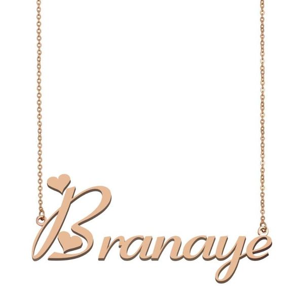 

branaye name necklace, custom name necklace for women girls friends birthday wedding christmas mother days gift, Silver